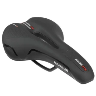 ASIENTO MTB/URBANO NEGRO 270 MM X 150 MM CON DETALLES ROJOS BCX