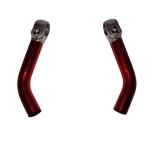 ONZA MANUBRIO ALUMINIO CURVA ROJO ALF