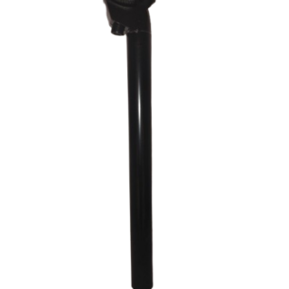 POSTE DE ASIENTO 25.4 ALUMINO NEGRO C/BROCHE NEGRO