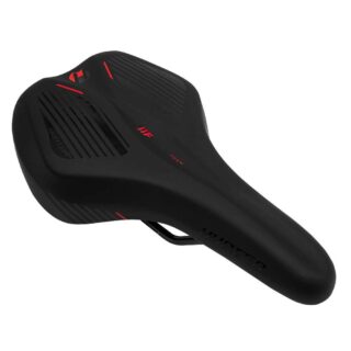 ASIENTO MEMORY FOAM COLOR NEGRO CON ROJO