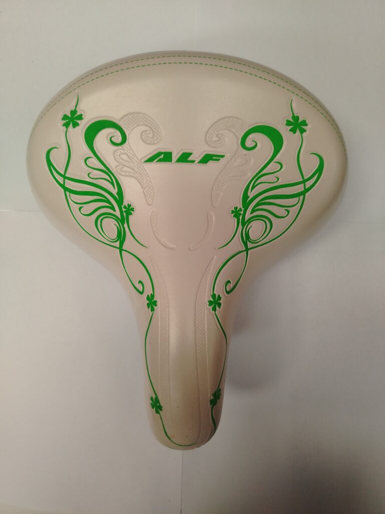 ASIENTO TROYA ALF C/RESORTES C/BROCHE DISEÑO BCO/VDE