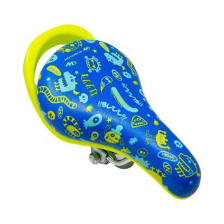 ASIENTO C/BROCHE INFANTIL MONSTER VDE/AZUL WIND