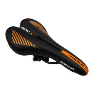 ASIENTO MTB/RUTA WINDSOR NEGRO/NARANJA