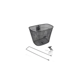 CANASTA R-16 C/SOPORTE NEGRO CHICA 250X200X180 MM