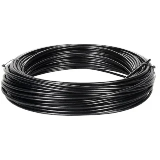 FORRO NEGRO SUPER BRILLANTE CON TEFLON P/CABLE 25 MTS BCX