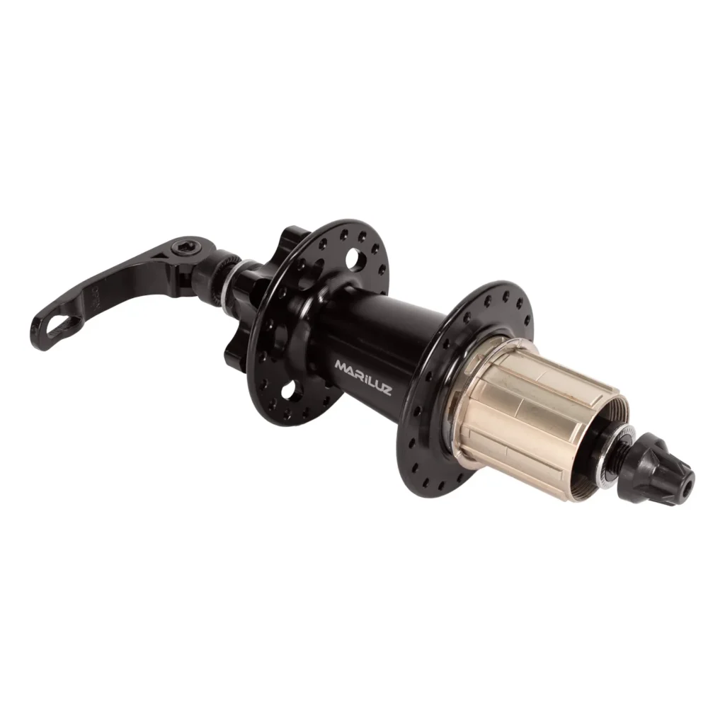 MAZA TRASERA 36H X 14G 135MM CASETTE 8-11V NEGRO CON BLOQUEO