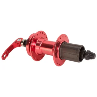 MAZA TRASERA 36H X 14G 135MM DE CASETTE 7-13V FRENO DE DISCO 6 ROJO
