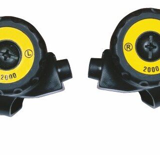 MANDO TIPO YDK PLASTIFICADO 18 VEL NEGRO HW-601 *BB