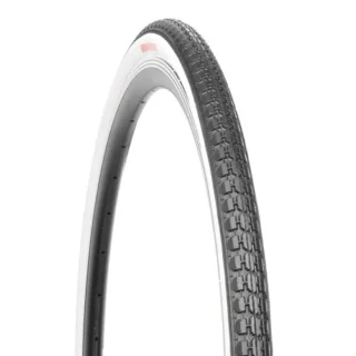 LLANTA 28 X 1-1/2 P140 NEGRA CON BLANCO WANDA BCX