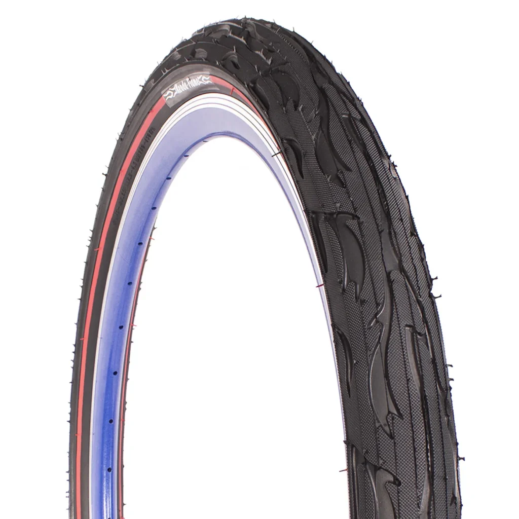 LLANTA R-26 X 2.125 KENDA FLAMA NEGRA LINEA ROJA K1008