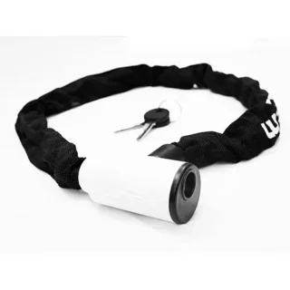 CANDADO DE CADENA 75CM 5MM BLANCO LUMA