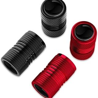 TAPON VALV. ALUM. ESTRIADO (ROJO,AZUL,NAT.) FMX "PAR"