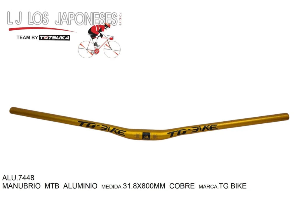 MANUBRIO MTB ALUM 31.8 X 800MM COBRE TG BIKE