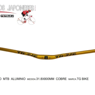MANUBRIO MTB ALUM 31.8 X 800MM COBRE TG BIKE
