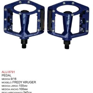 PEDAL 9/16 ALUM AZUL FREDY KRUGER EQUALIZE BIKE