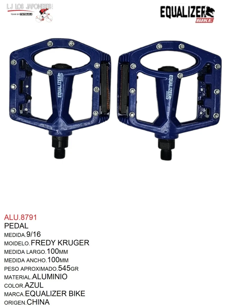PEDAL 9/16 ALUM AZUL FREDY KRUGER EQUALIZE BIKE