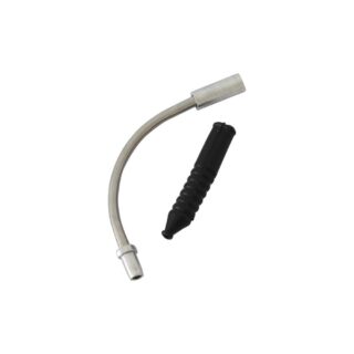 GUIA CURVA CON PORETECTOR HULE NEGRO WIND