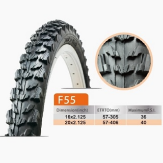 LLANTA R-16 X 2.125 NEGRA JRS MOD F-55 *BA