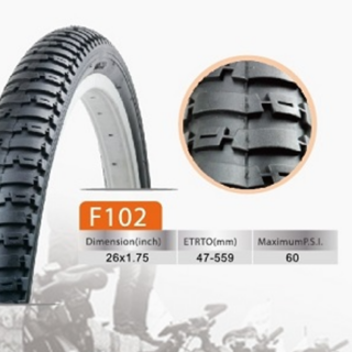 LLANTA R26 X 1.75 NEGRO JRS F-102