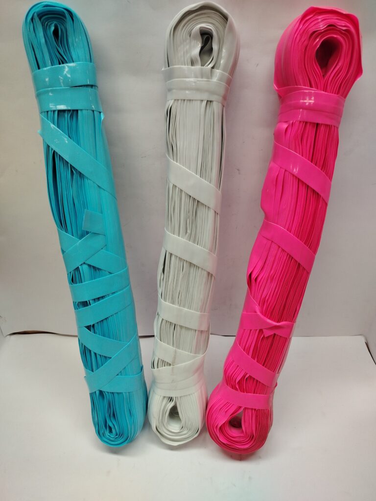 CINTA PLT. (MADEJA) PASAT COLOR ROSA,BLANCO, AZUL CLARO, AMARILLO