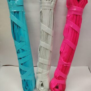 CINTA PLT. (MADEJA) PASAT COLOR ROSA,BLANCO, AZUL CLARO, AMARILLO