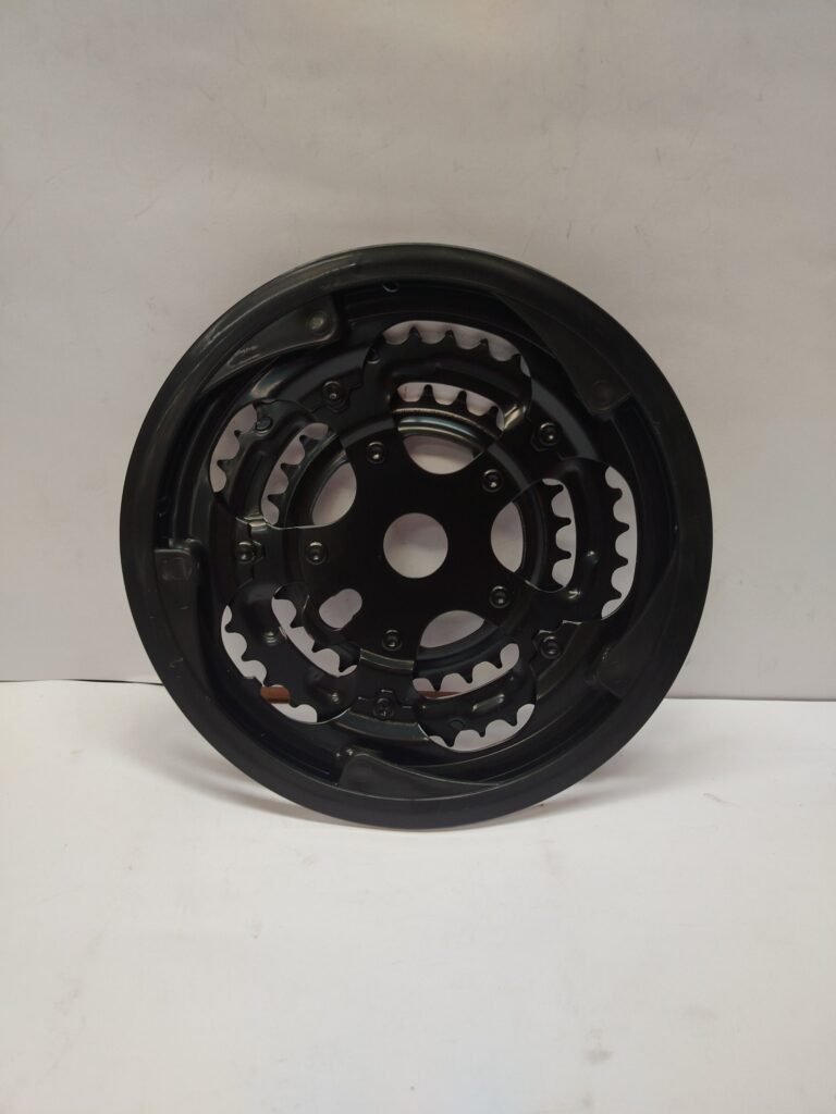 CORONA TRIPLE ACERO 28/38/48 NEGRO ALF *AX