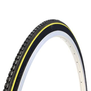 LLANTA R-28 X 1/2 VRB015 5 STARS NEGRA LINEA AMARILLA