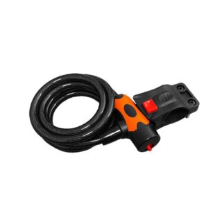 CANDADO LLAVE WINDSOR 2000MM COLOR NEGRO HUMO BASE NARANJA WIND
