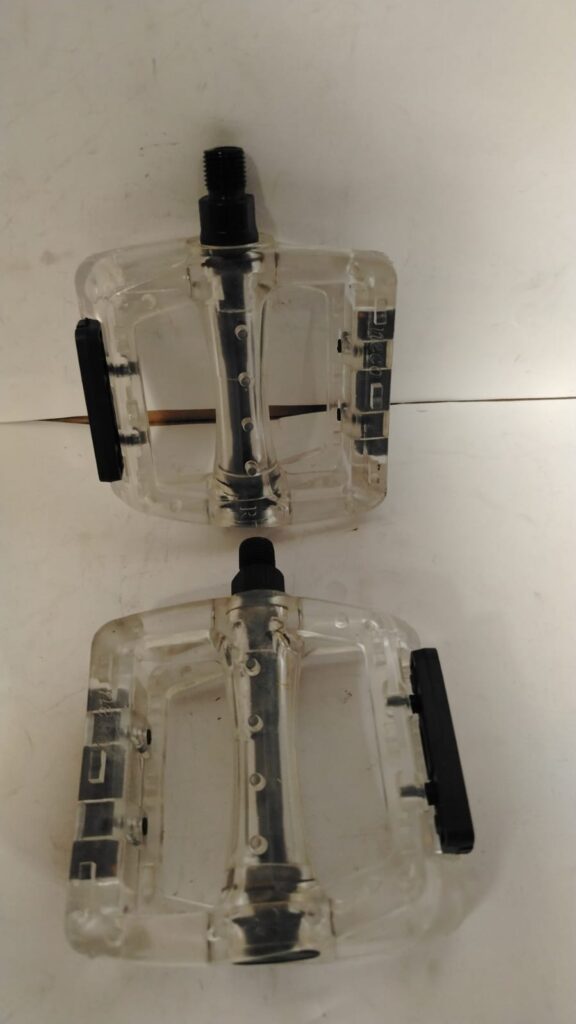 PEDAL CROSS TRANSPARENTE,HUMO,AZUL 9/16 HC 807