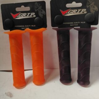 PUÑO BMX V GRIP NARANJA/MORADO