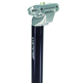 POSTE DE ASIENTO 27.2 X 350 ALUN NEGRO BROCHE PLATA ZOOM