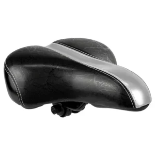 ASIENTO CITY BIKE WL-1223 NEGRO CON GRIS VEALEN 012090 BCX