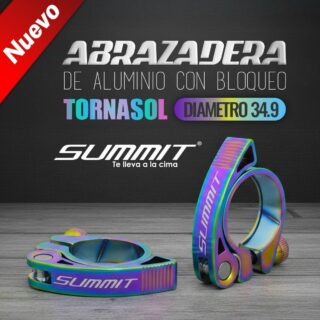ABRAZADERA 34.9 ALUMINIO C/BLOQUEO TORNASOL SUMMIT RBM