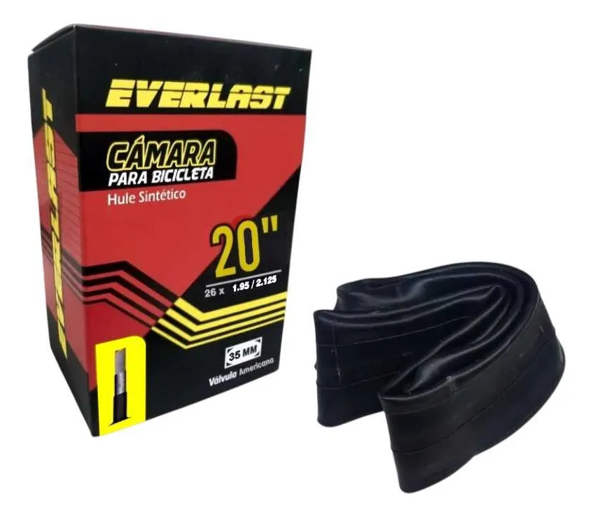 CAMARA R-20 X 1.95/2.125 EVERLAST V.PELONA BUTYL RBM EVBUT20212VP